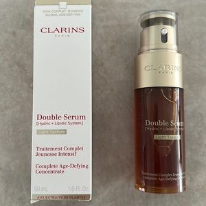 NEW Clarins double serum